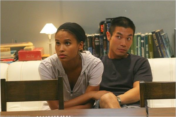 Still of Nelson Lee and Joy Bryant in Virtuality (2009)