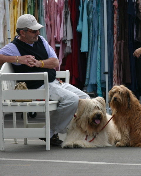 Gary Smith with Ollie and Jennie