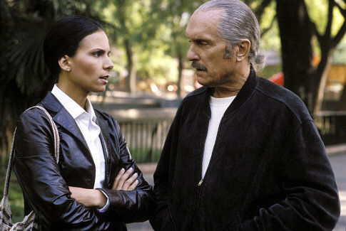 Still of Robert Duvall and Luciana Pedraza in Assassination Tango (2002)