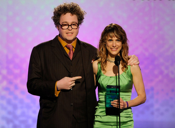 Sean Nelson and Lynn Shelton at the Independent Spirit Awards 2009