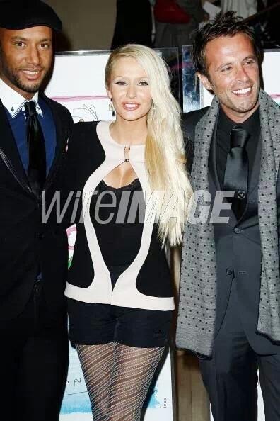 Fabrice Sopoglian with French reality stars Xavier & Tatiana.