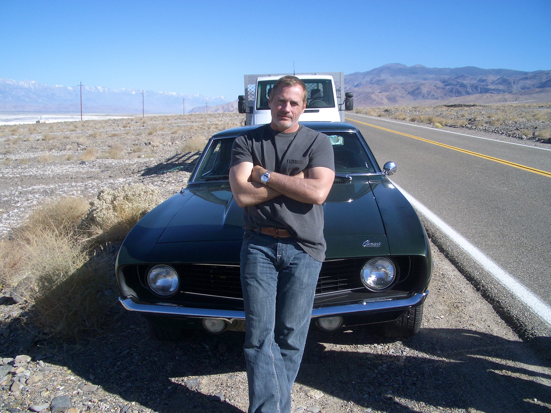 ON location in Lone Pine, CA.
