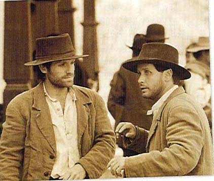 Marc Cass Stunt Doubling Emilio Estevez in 'Dollar For The Dead' directed by Gene Quintano in the scorching Almeria desert heat in Spain.