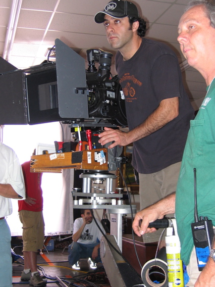 Jim Issa, Billy Sherryl on set of Good Intentions