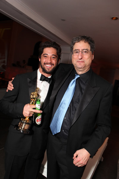 Tom Rothman and Ryan Bingham at event of The 82nd Annual Academy Awards (2010)