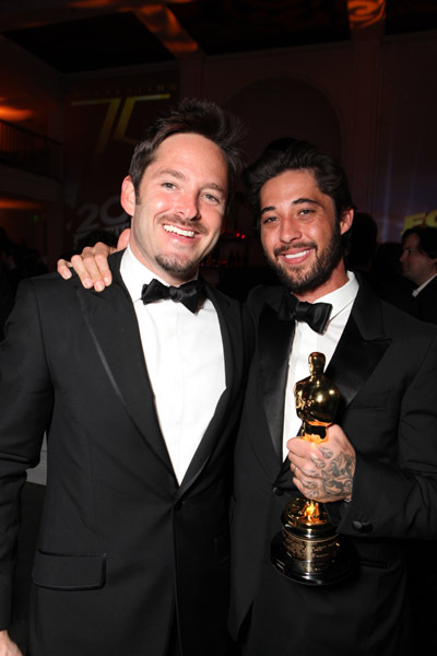 Scott Cooper and Ryan Bingham at event of The 82nd Annual Academy Awards (2010)