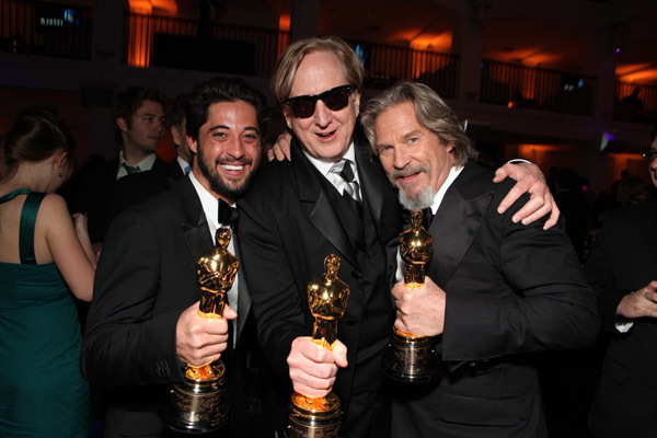 Jeff Bridges, T Bone Burnett and Ryan Bingham at event of The 82nd Annual Academy Awards (2010)