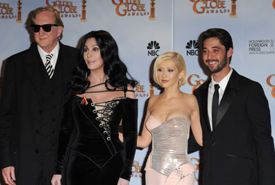 Cher, Christina Aguilera, T Bone Burnett and Ryan Bingham