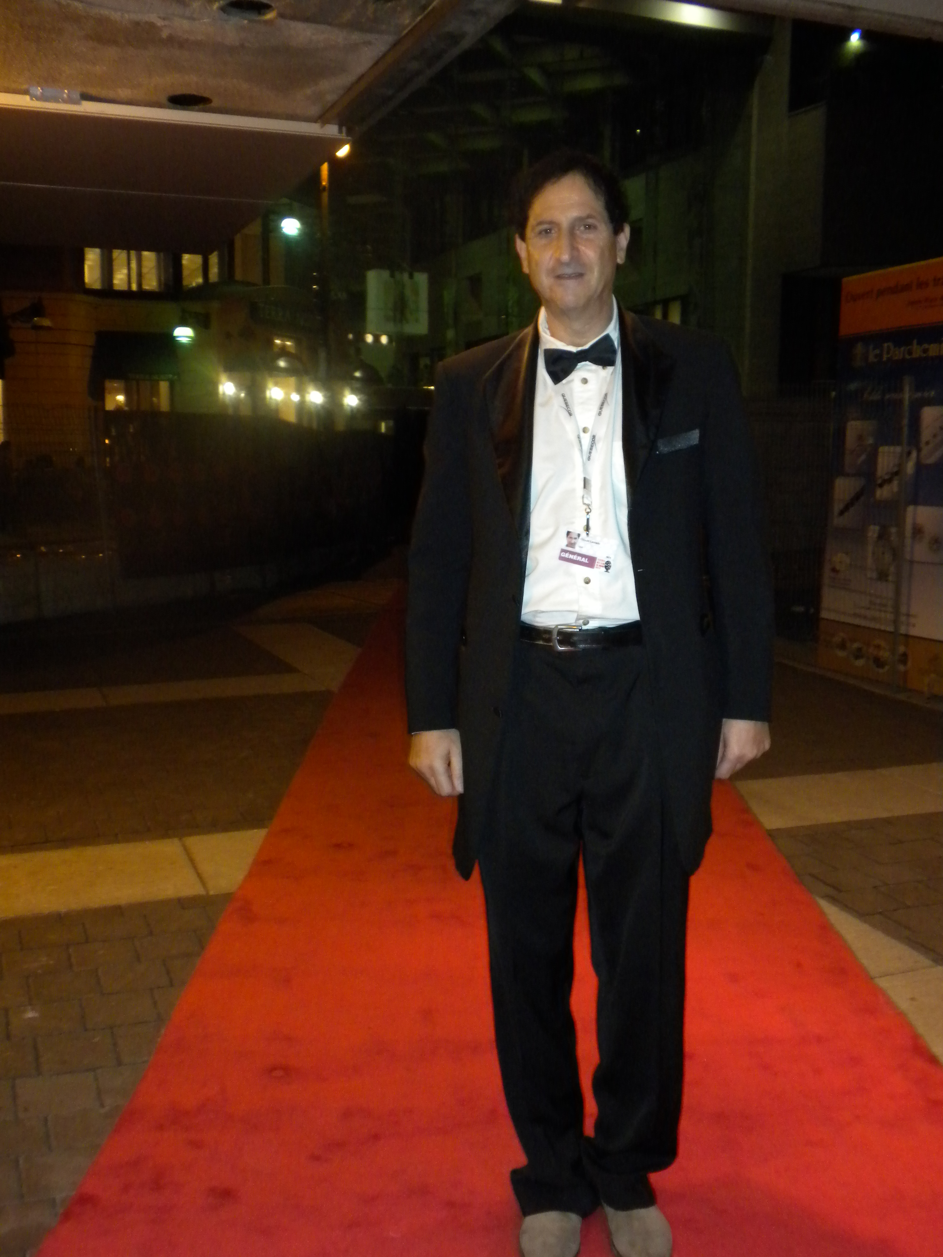 Claudio Laniado, red carpet.. for Heaven Is Waiting by Shlomi Ben Yair, Montreal World Film Festival 2010