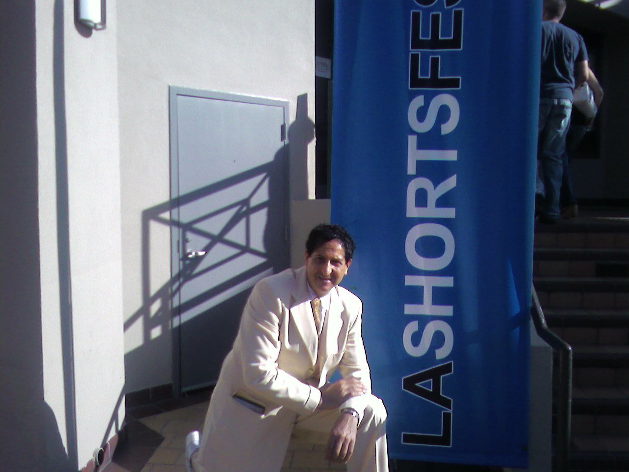 Claude Laniado, OFF HOUR screening at the LA INTERNATIONAL SHORT FILM FESTIVAL 2008; photo date: 8/21/08