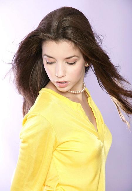 Portrait of 18 year old, Actress MASIELA LUSHA photographed in Los Angeles.