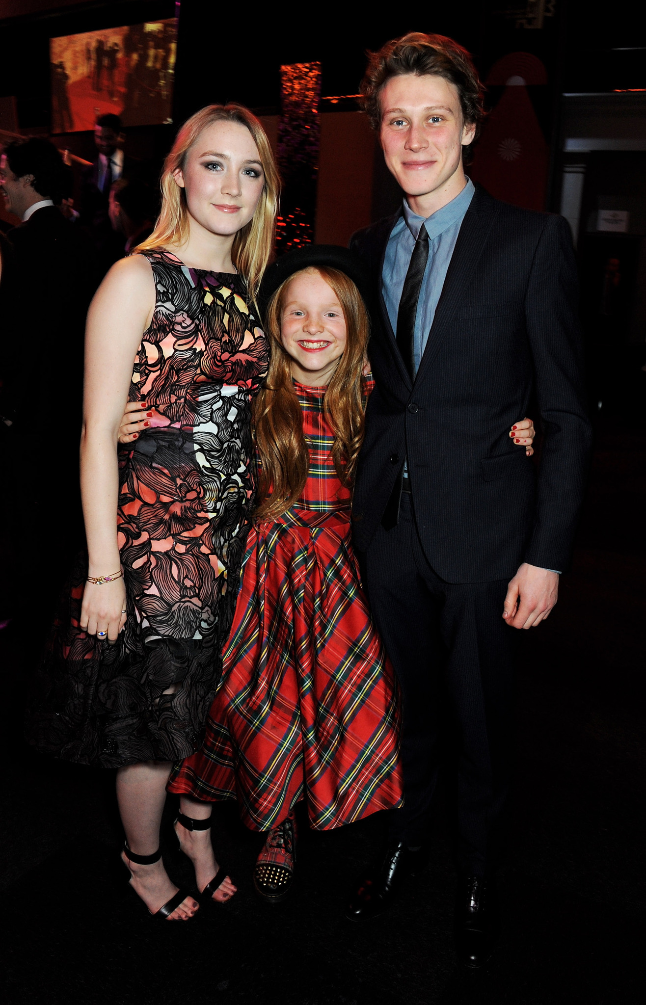 George MacKay, Saoirse Ronan and Harley Bird