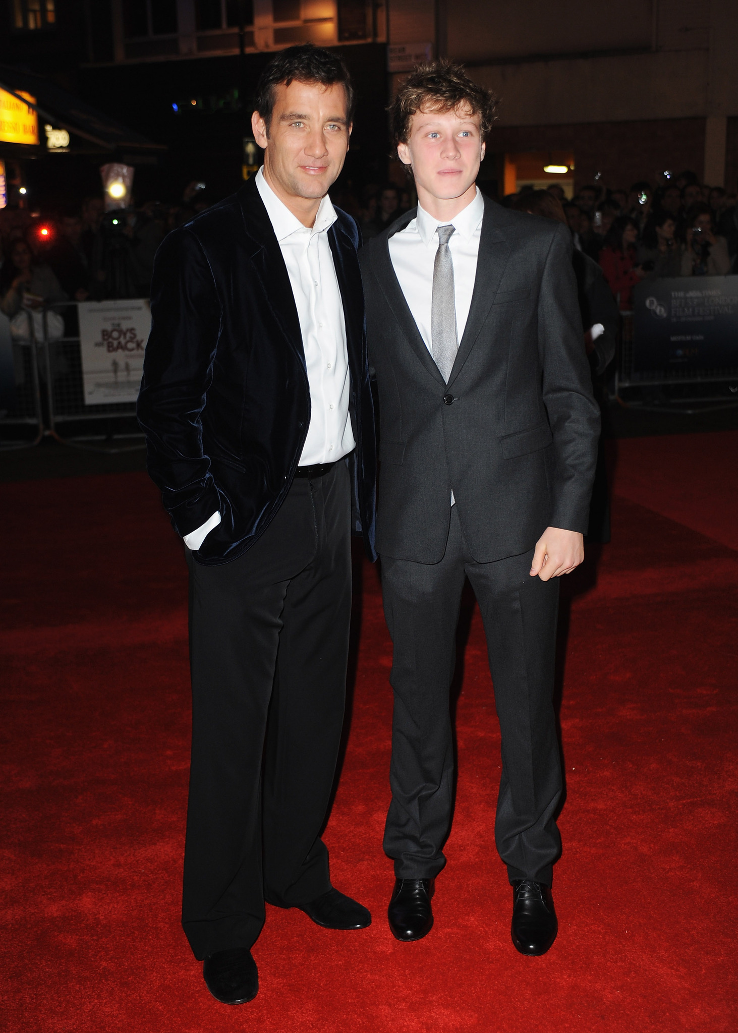 Clive Owen and George MacKay