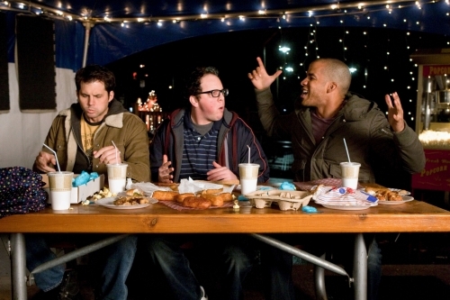 Still of Reggie Austin, Kristoffer Polaha and Austin Basis in Life Unexpected (2010)