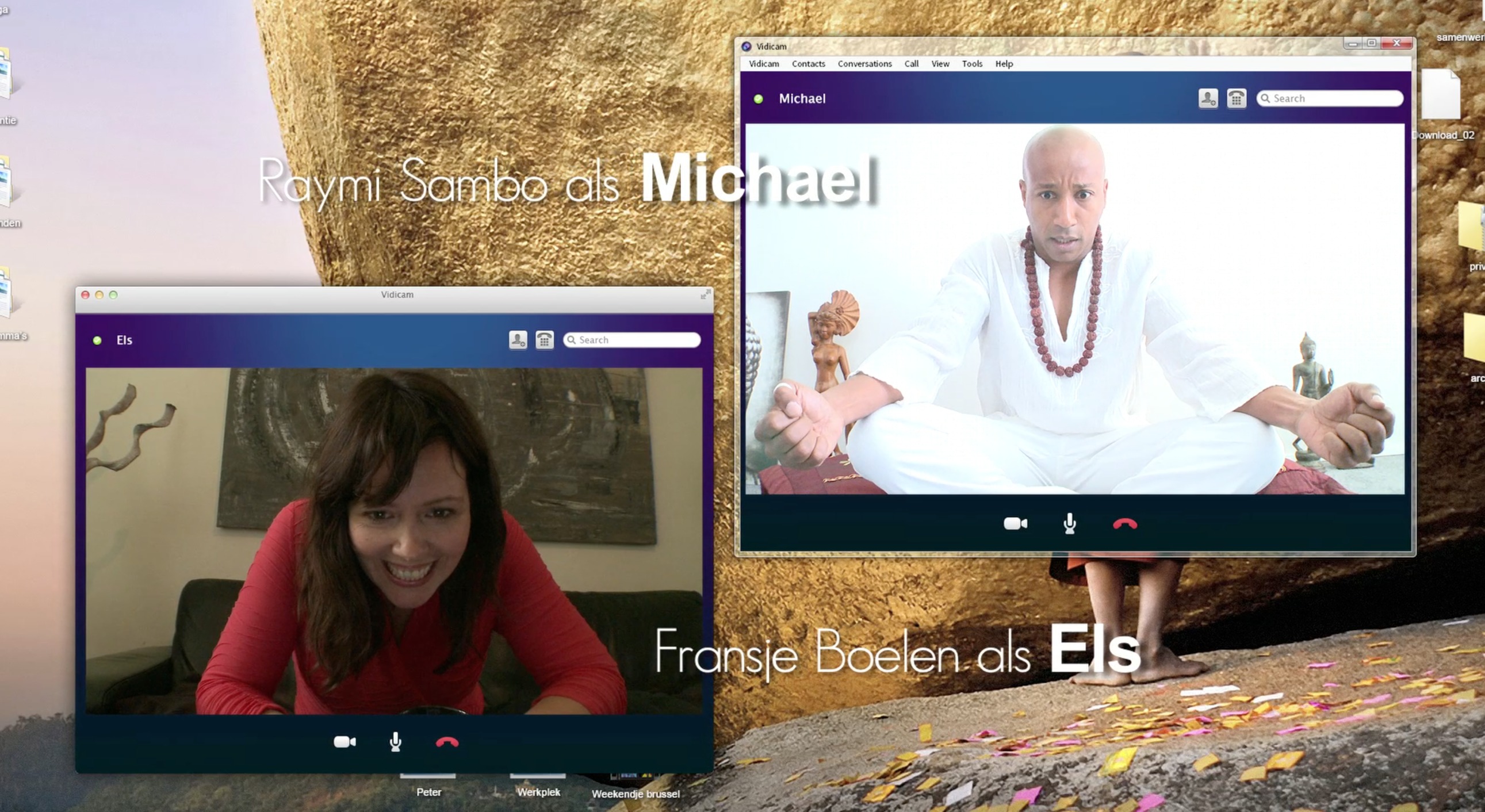 Fransje Boelen and Raymi Sambo in Sophie's Web (2013)
