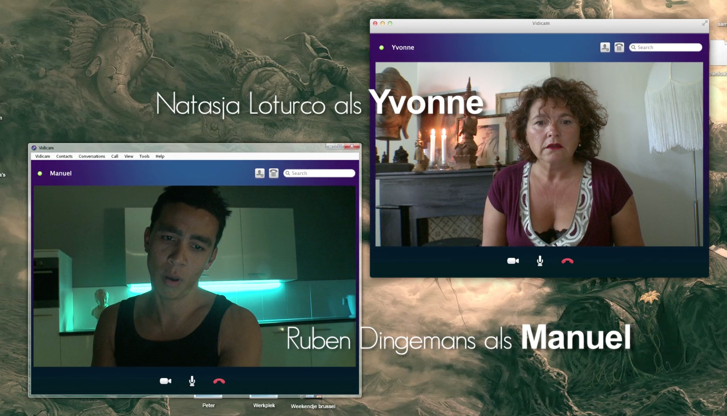Ruben Dingemans and Natasja Loturco in Sophie's Web (2013)