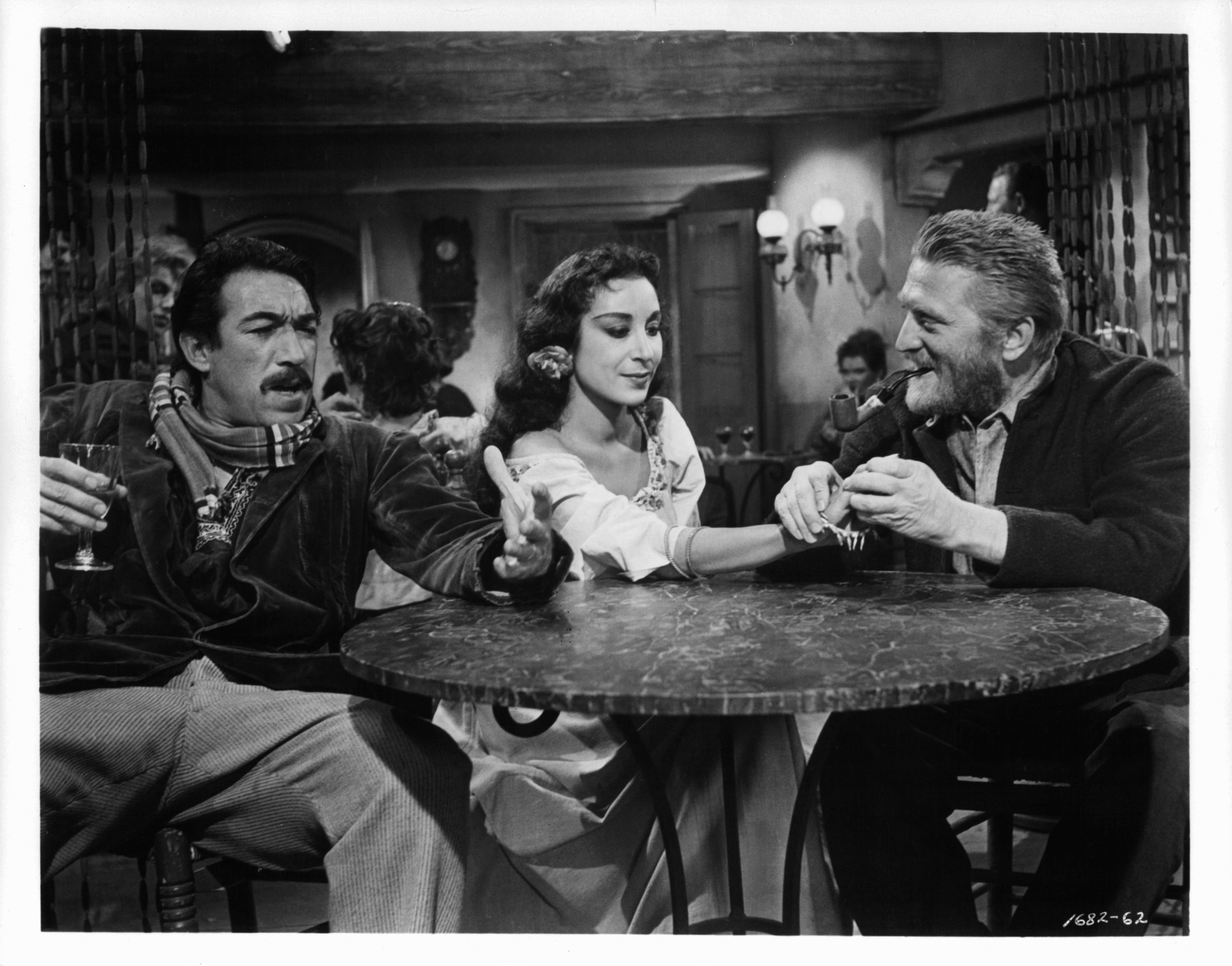 Still of Kirk Douglas, Anthony Quinn and Pamela Brown in Lust for Life (1956)