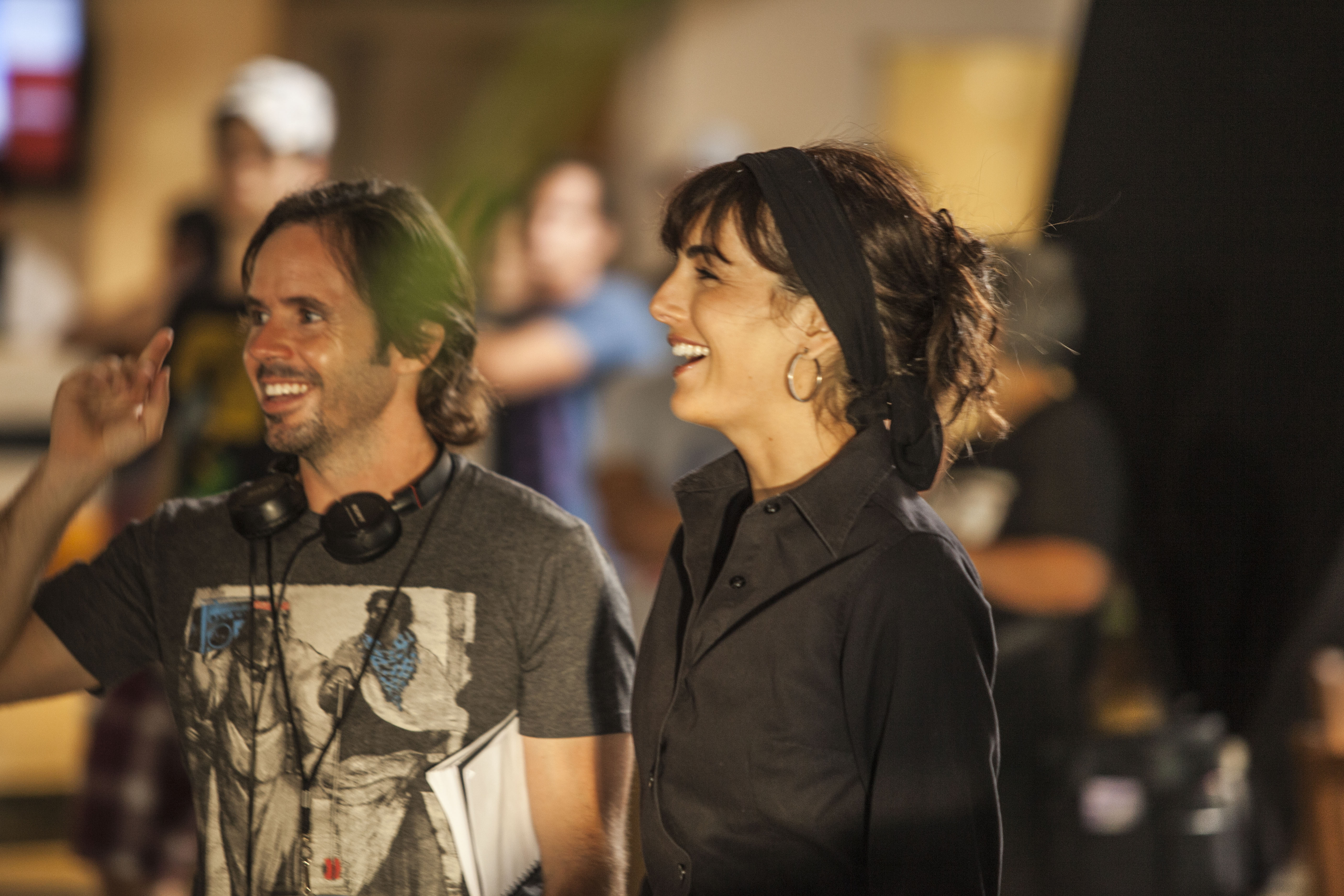 Director Fernando Lebrija and Camila Belle ready to roll!