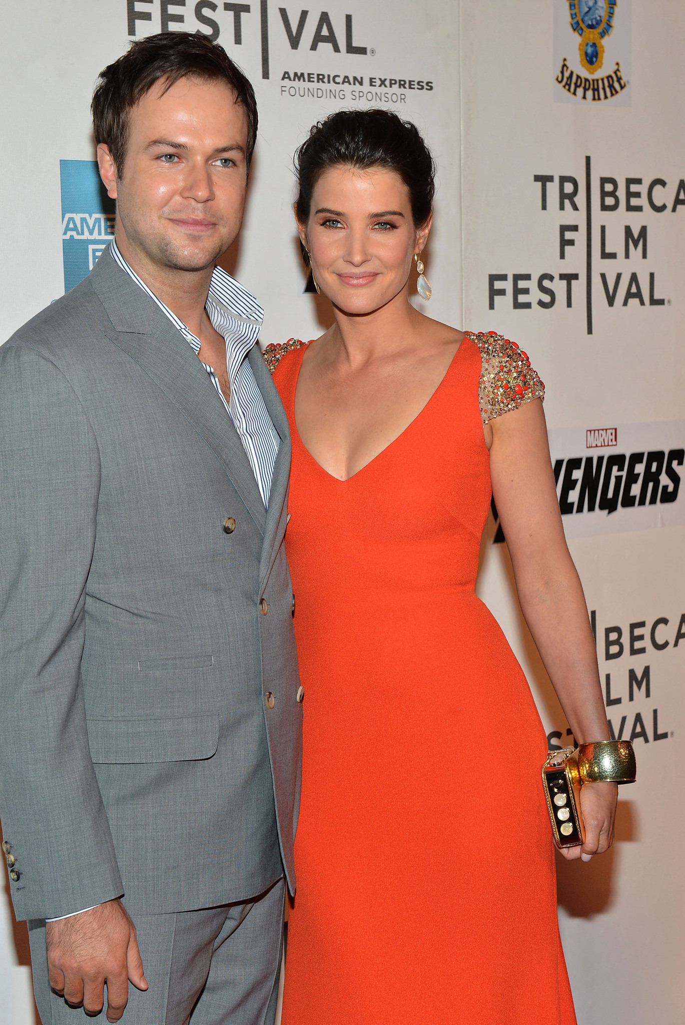 Taran Killam and Cobie Smulders at event of Kersytojai (2012)