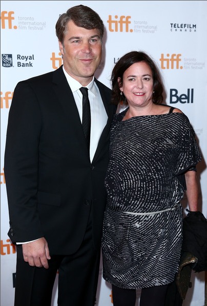 Producers Todd J. Labarowski and Lisa Muskat attend the 'Manglehorn' Premiere during the 2014 Toronto International Film Festival at Winter Garden Theatre on September 6, 2014 in Toronto, Canada.