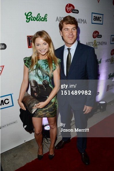 Actor Izabella Miko and Producer Todd Labarowski attend the 