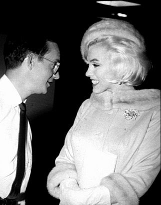 M. Monroe & Wally Cox. June 5, 1962