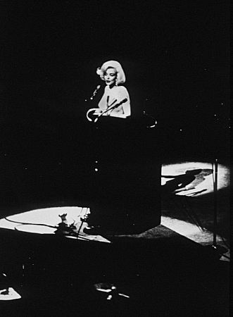 Singing at the birthday party for President John F. Kennedy a Madison Square Garden N.Y. 1962