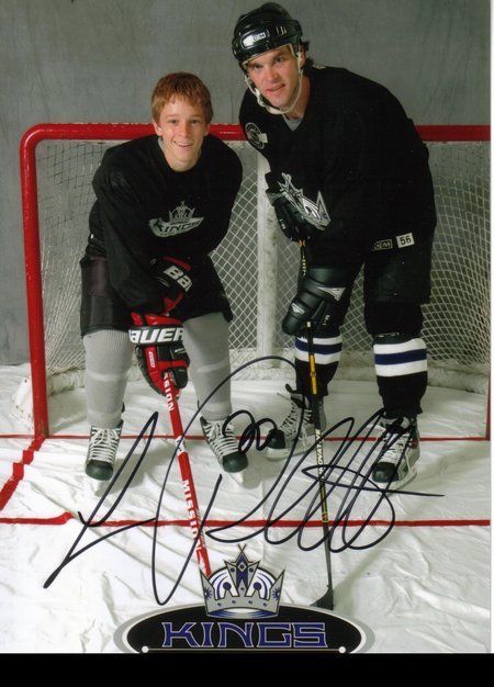 Blake Neitzel and Los Angeles King Luc Robitaille (2005)