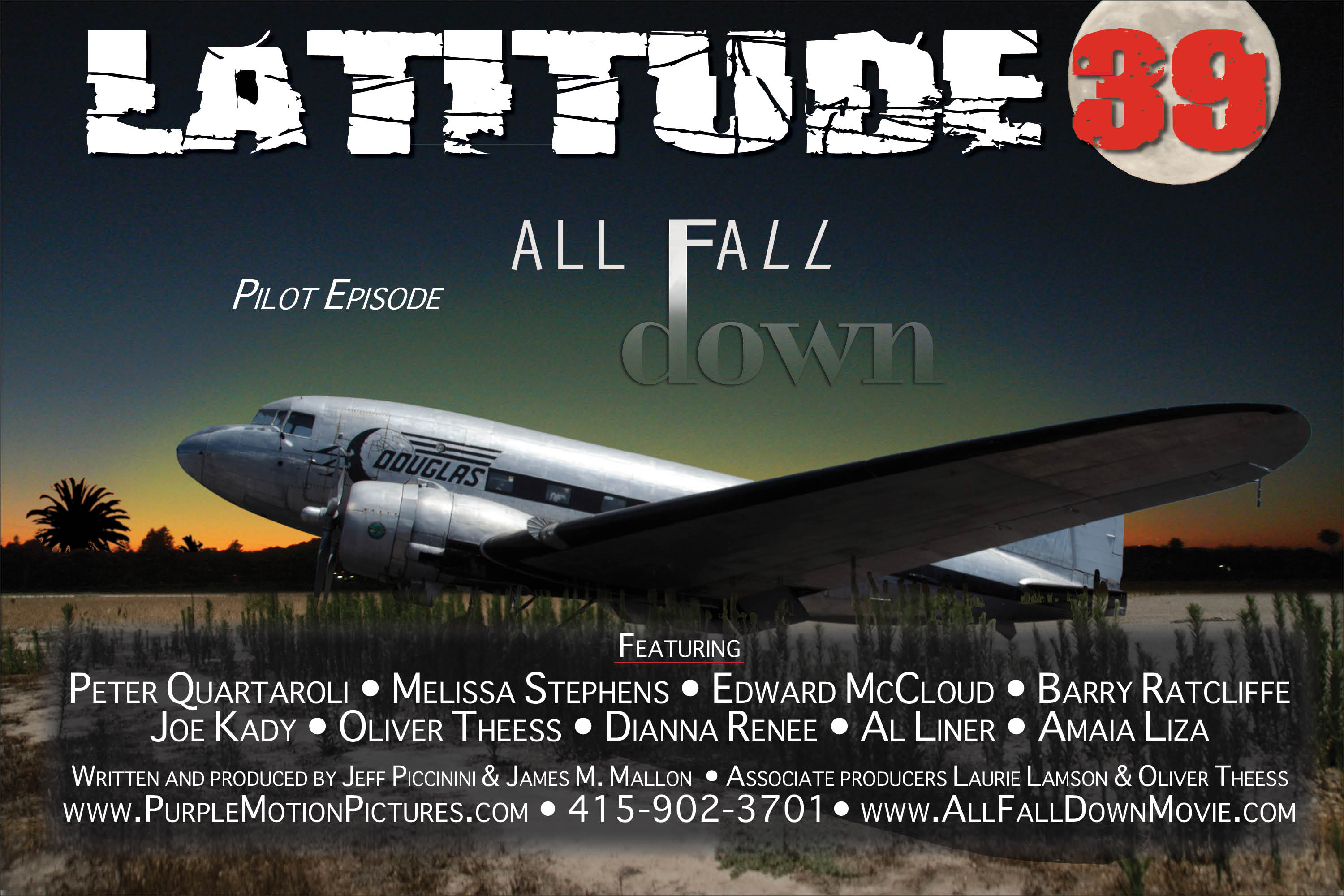 TV/WEB Series planned for 2014. Pilot episode All Fall Down production completed 2013 starring Peter Quataroli, Melissa Stephens, Barry Ratcliffe, Edward McCloud with Oliver Theess, Tice Allison, Joe Kady, Dianna Renee and Amaia Liza