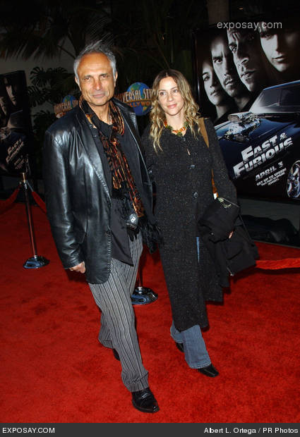 Robert Miano with Silvia Spross at the Premier of Fast and The Furious in Los Angeles.