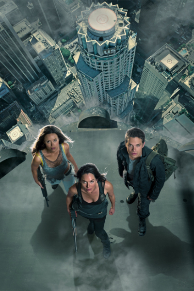 Still of Thomas Dekker, Lena Headey and Summer Glau in Terminator: The Sarah Connor Chronicles (2008)