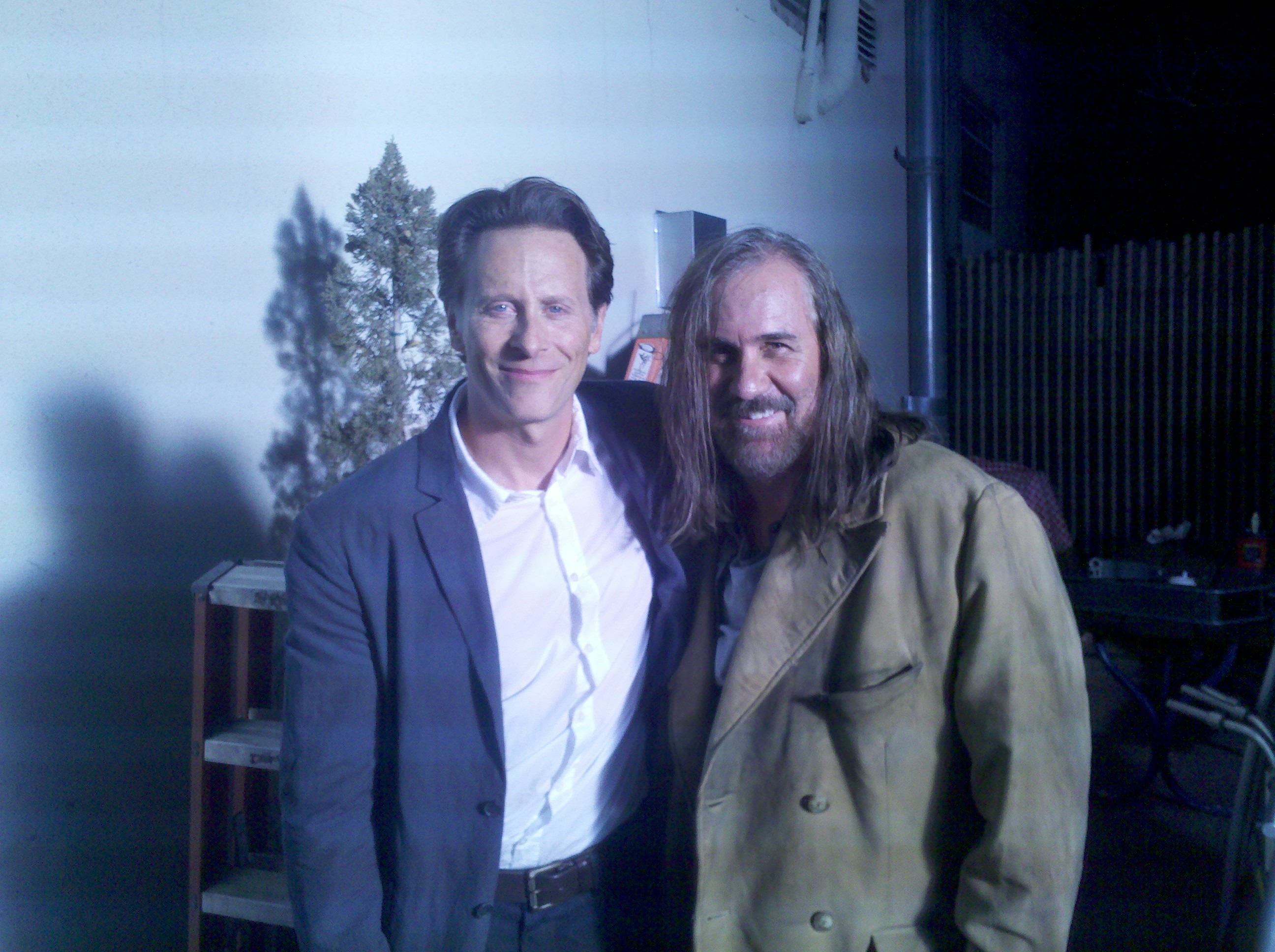 Working with Steven Weber from Wings on the a new pilot for Allan Loeb.
