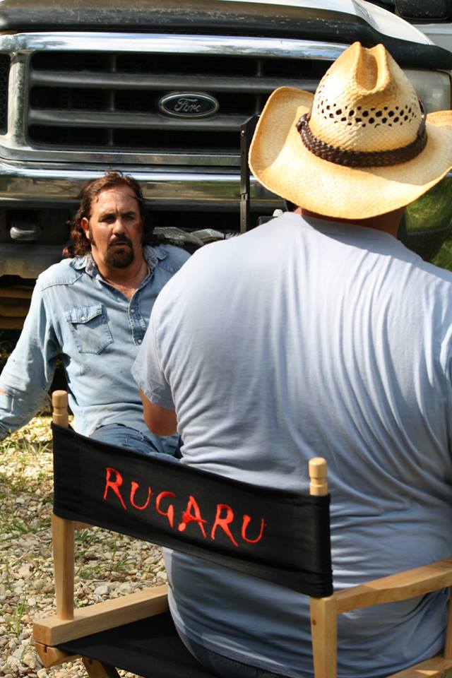 Getting some direction from Director Tony Severio on RUGARU