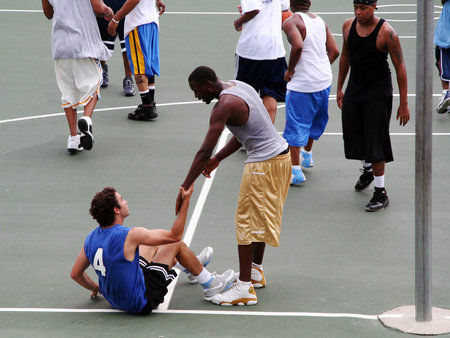 Craig Thomas, Matt Krentz and Jimmy McKinney in Streetballers (2009)