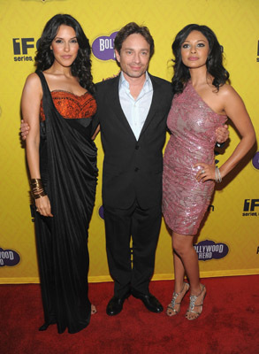 Chris Kattan, Pooja Kumar and Neha Dhupia at event of Bollywood Hero (2009)