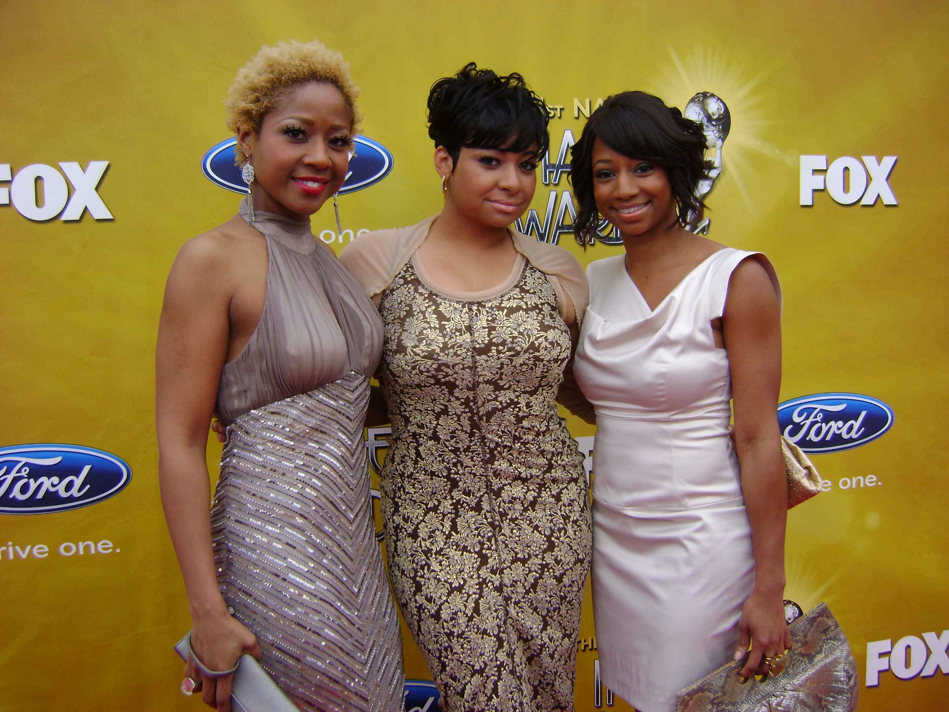 Raven-Symone and Monique Coleman at the NAACP Image Awards 2010