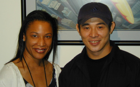 With Jet Li at Sony Pictures Imageworks
