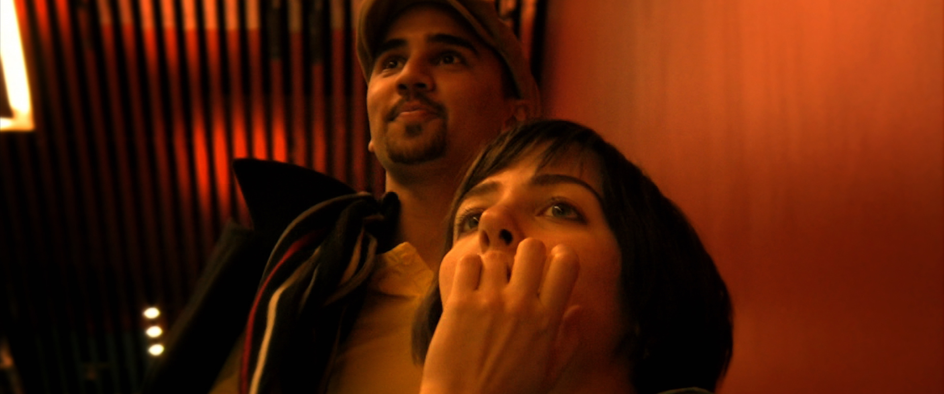Still of Sonja Gharedi and Mikael Ayele in Train to Stockholm