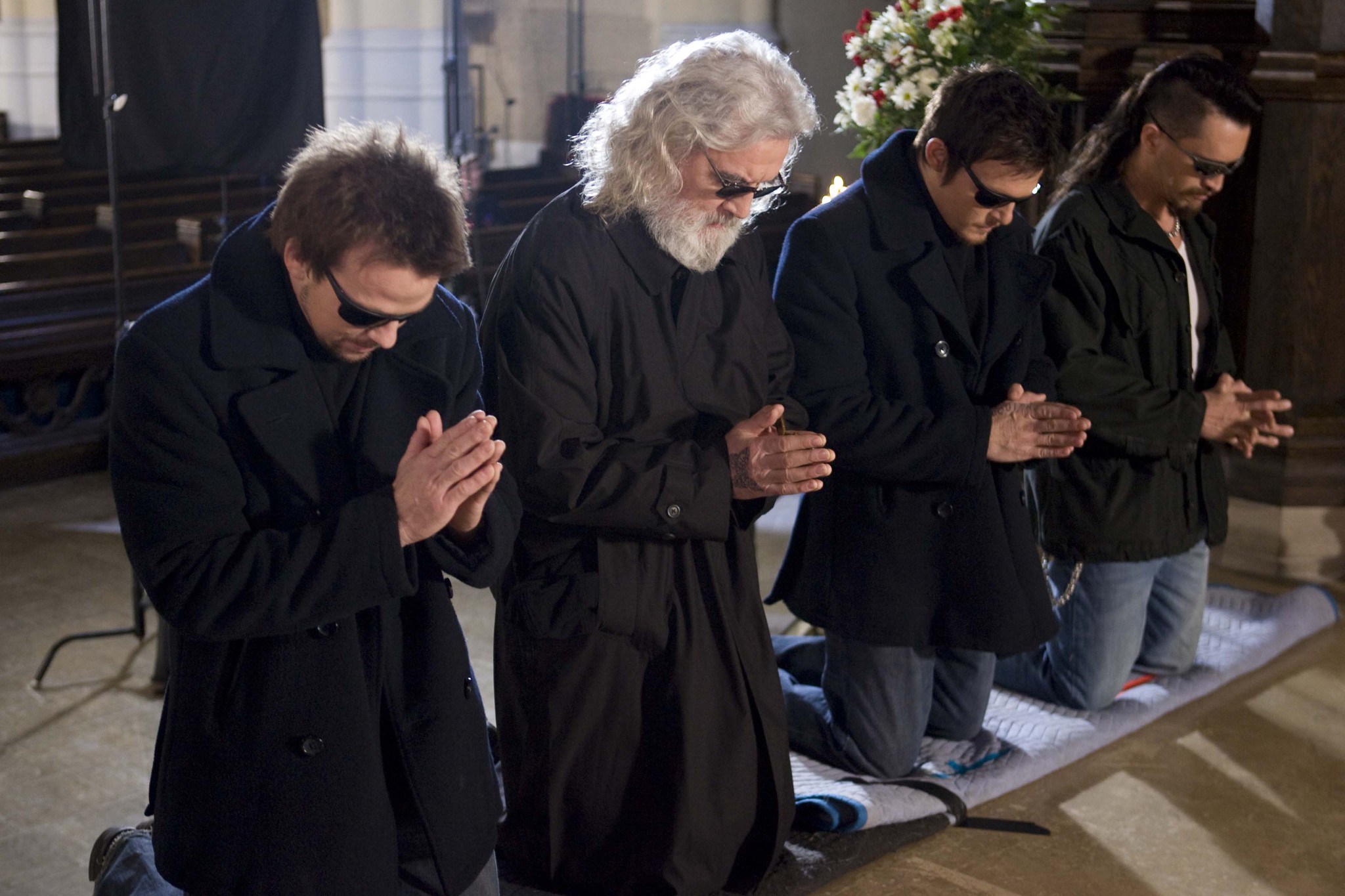 Still of Sean Patrick Flanery, Clifton Collins Jr., Norman Reedus and Billy Connolly in The Boondock Saints II: All Saints Day (2009)