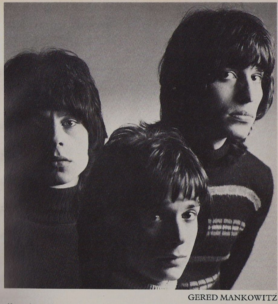 Arrows 1974, L-R: Paul Varley, Alan Merrill, Jake Hooker.