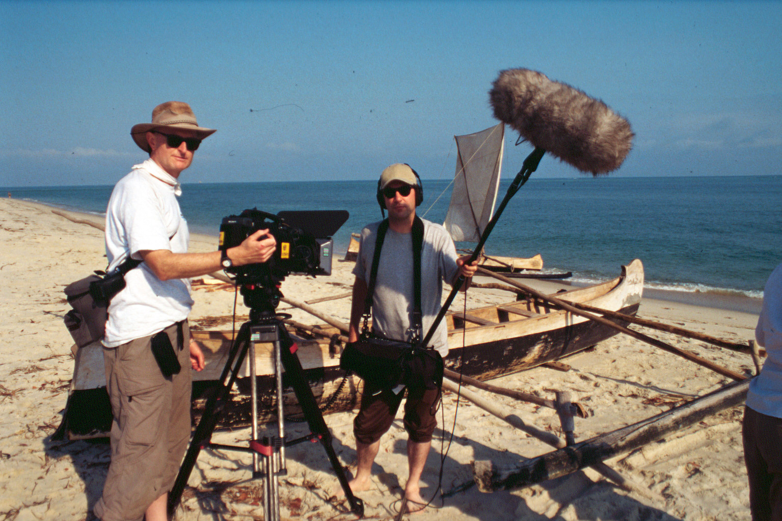Madagascar, Oct 2001 for 'What Killed The Mega Beasts' with Sound recordist William Knight