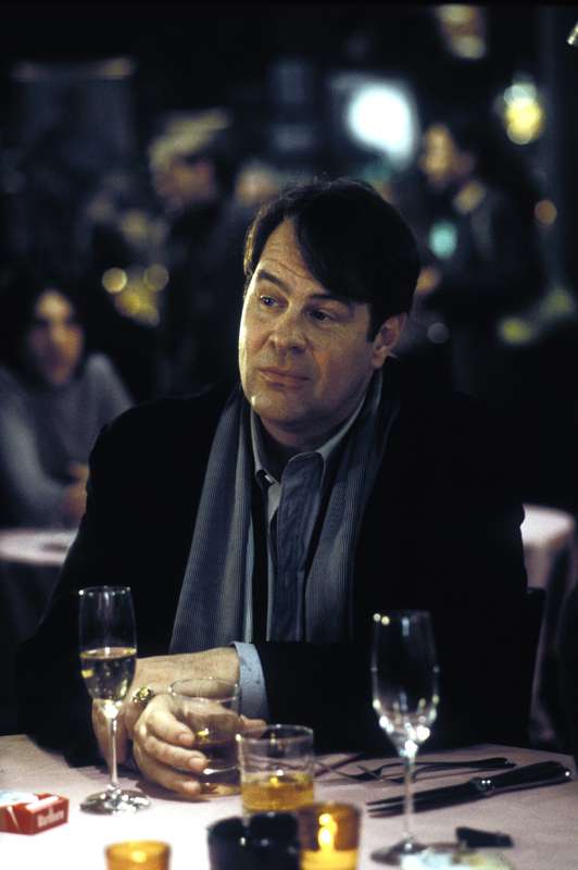 Dan Akroyd and Michael Z. Gordon on the set of Shortcut To Happiness