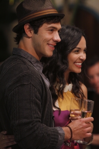 Still of Jessica Lucas and Michael Rady in Melrose Place (2009)