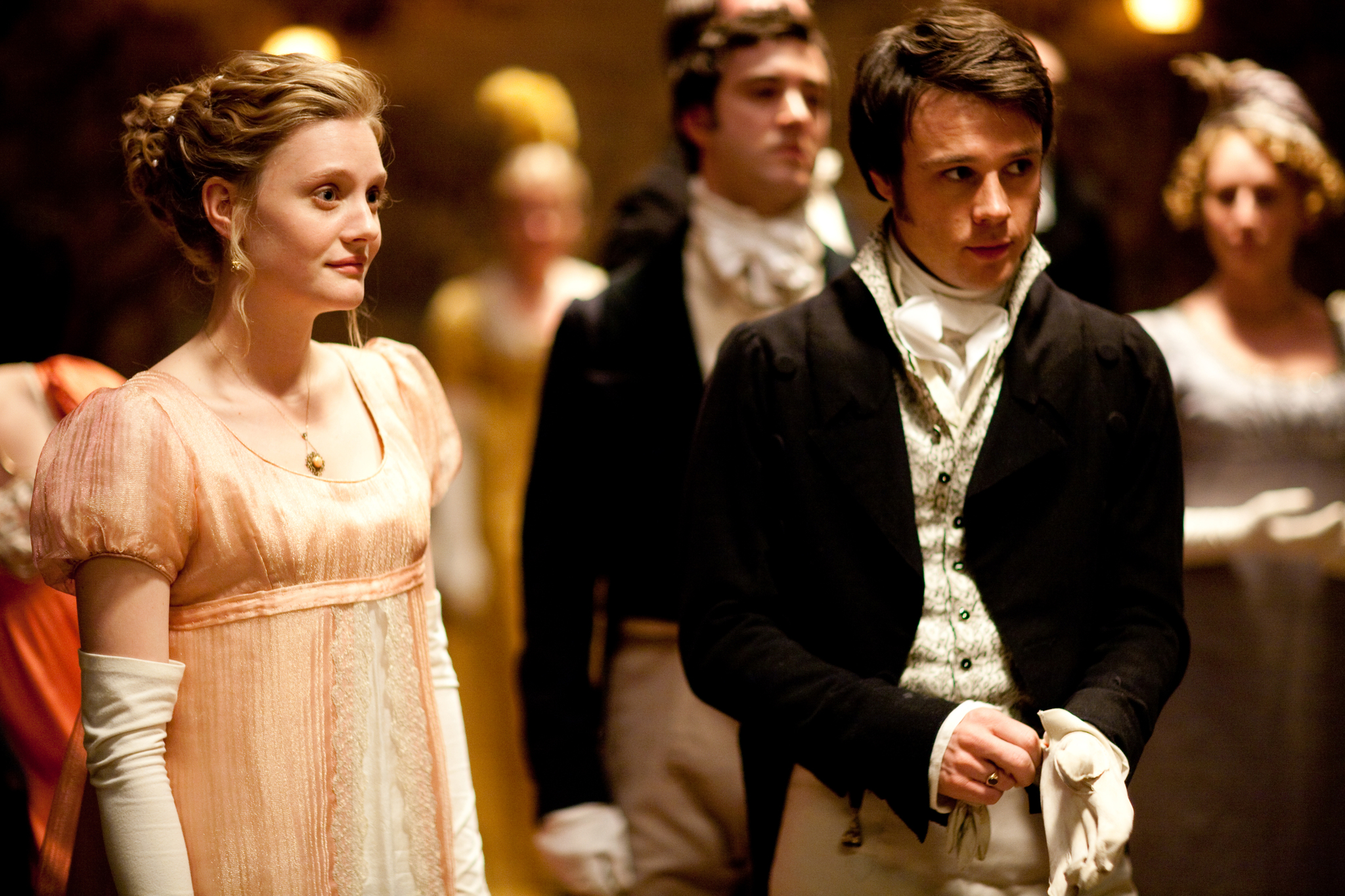 Still of Romola Garai and Rupert Evans in Emma (2009)