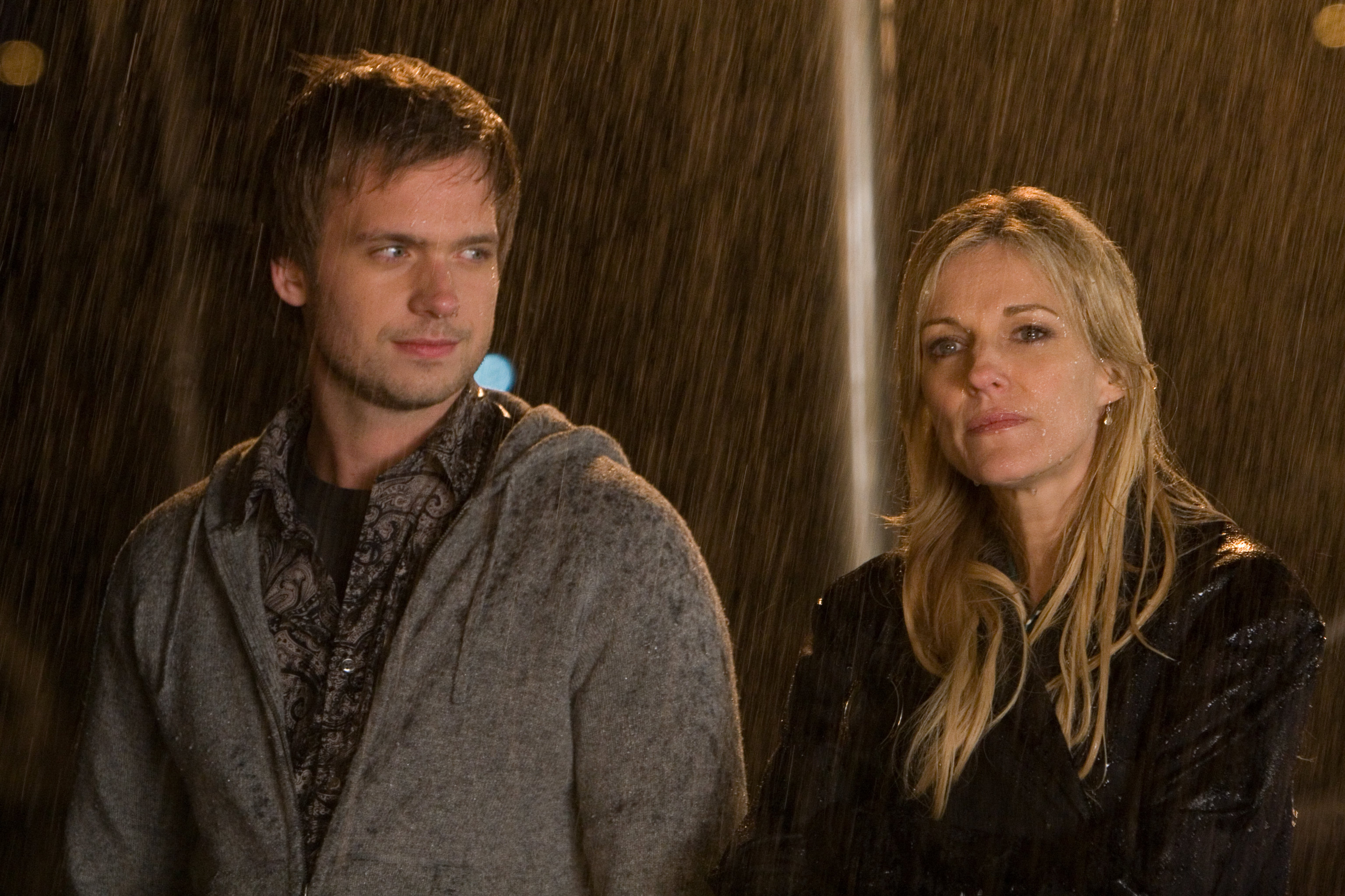 Tricia O'Kelley and Patrick J. Adams in Weather Girl (2009)