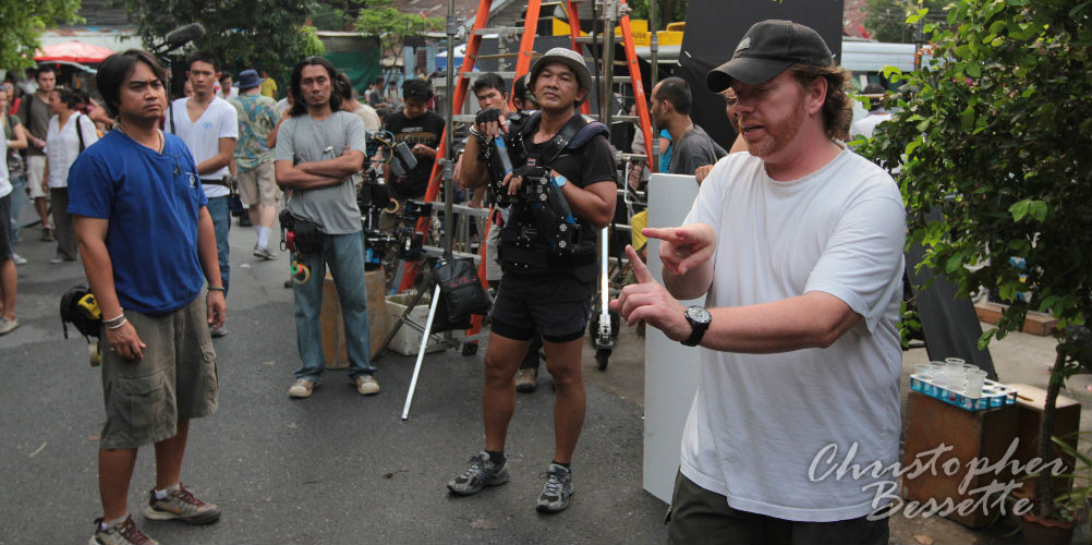On location in Bangkok Thailand for Trade of Innocents