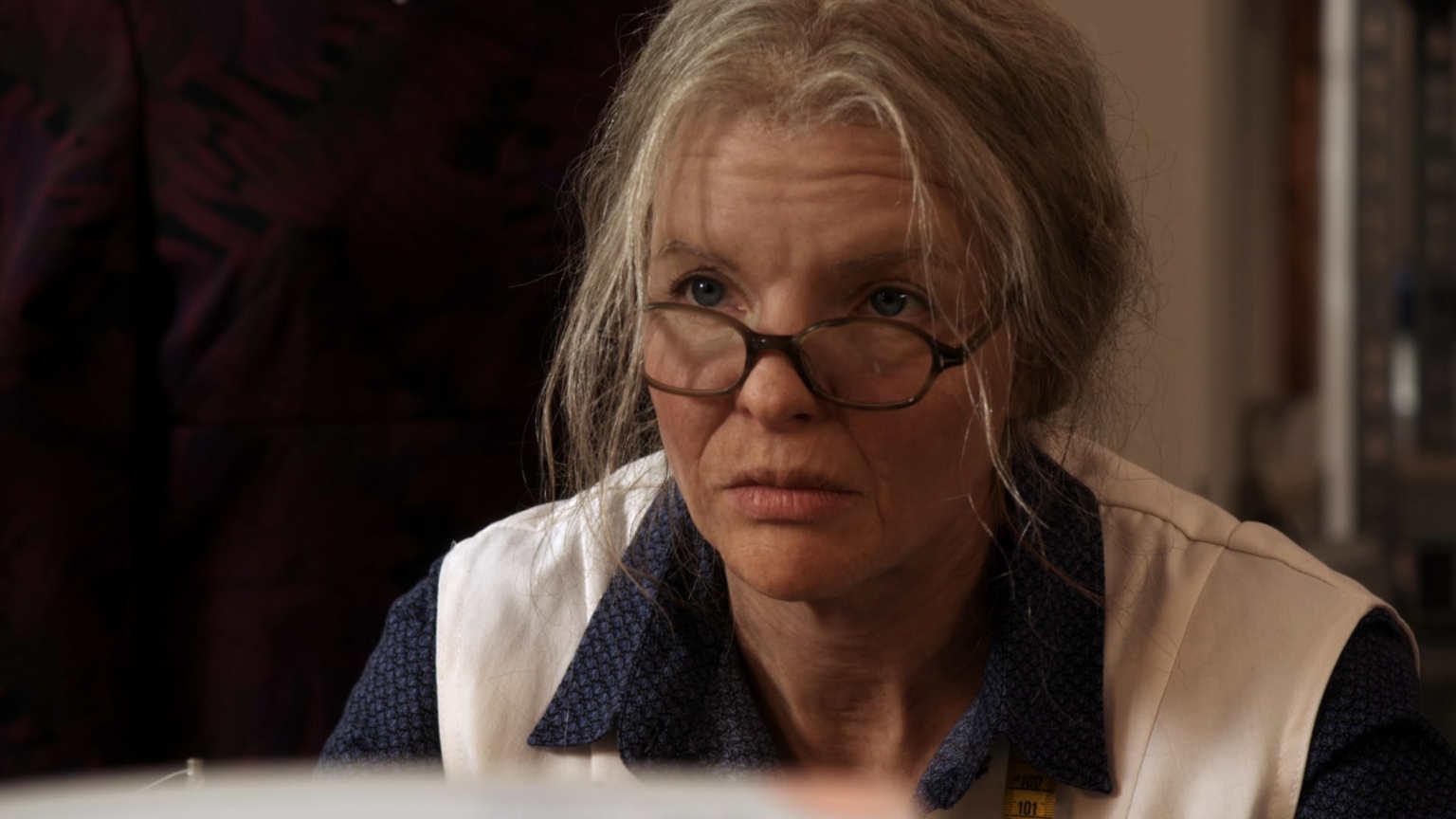Yvonne Catterfeld as old woman in 