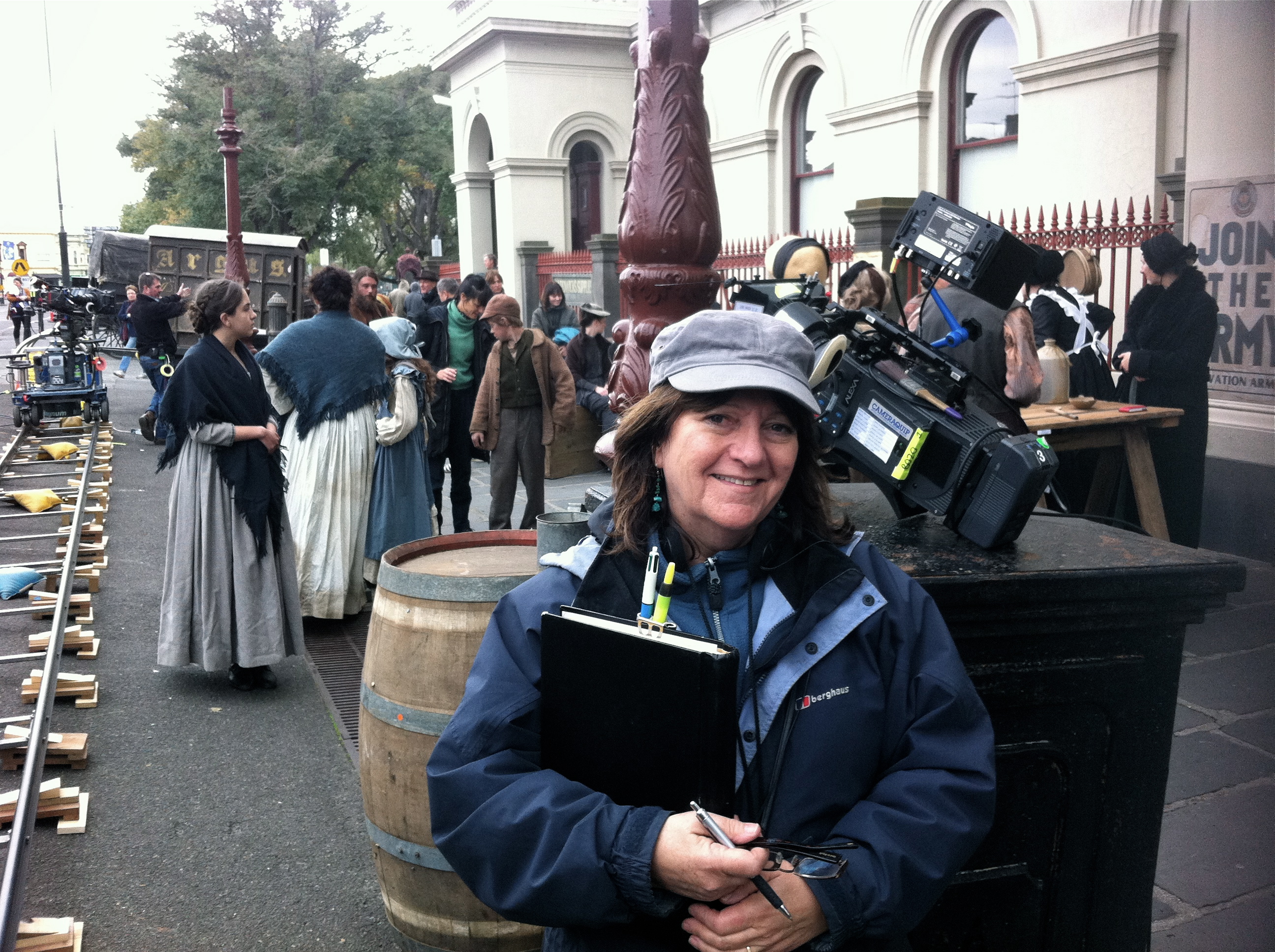 filming 'The Mystery of a Hansom Cab' in Williamstown, Melbourne, Vic, Australia