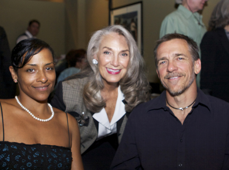 Jody Jaress, Anastasia King-Jaress (producer), and JC Jaress (artist/writer) at the 2010 Jazz Awards honoring Herb Jeffries.