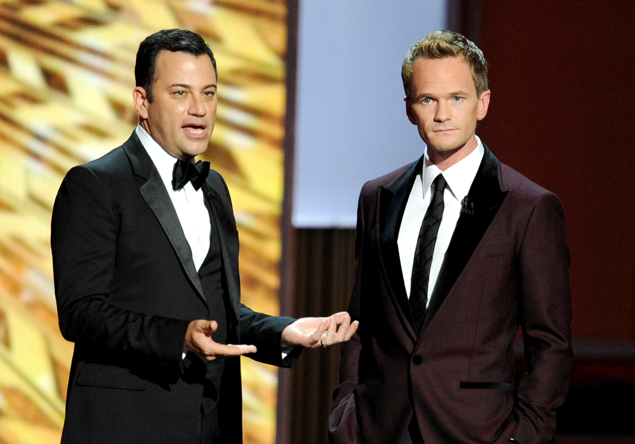 Neil Patrick Harris and Jimmy Kimmel at event of The 65th Primetime Emmy Awards (2013)
